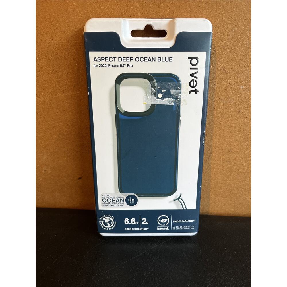 Pivet - Aspect+ Case with Magsafe for Apple iPhone 14 Pro Max - Ocean Blue
